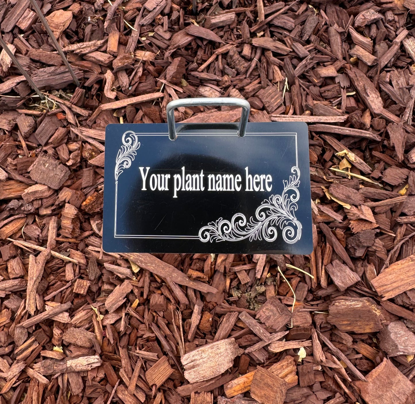 Customizable Tags for Your Garden! Metal aluminum, waterproof and weather resistant.