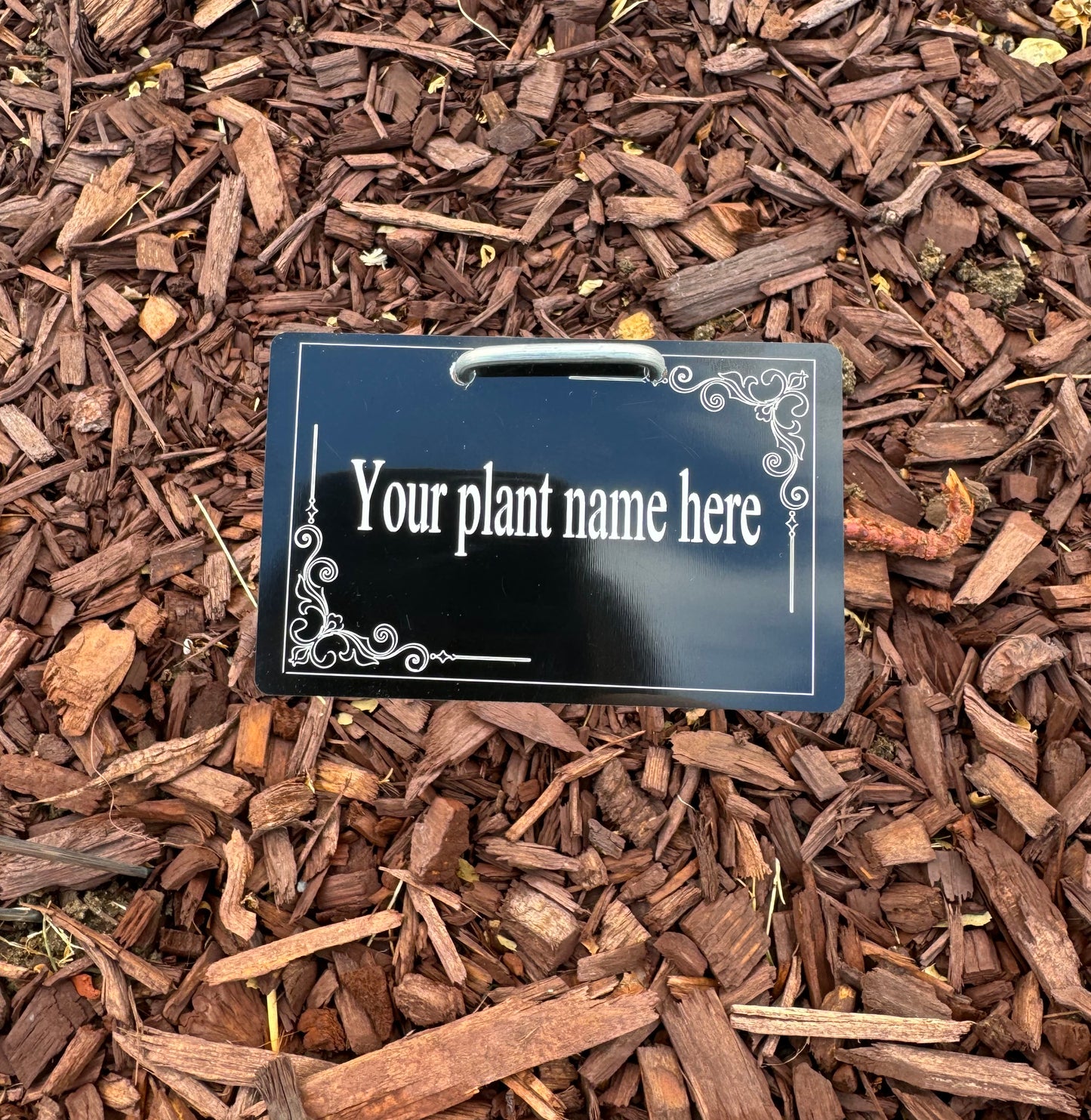 Customizable Tags for Your Garden! Metal aluminum, waterproof and weather resistant.