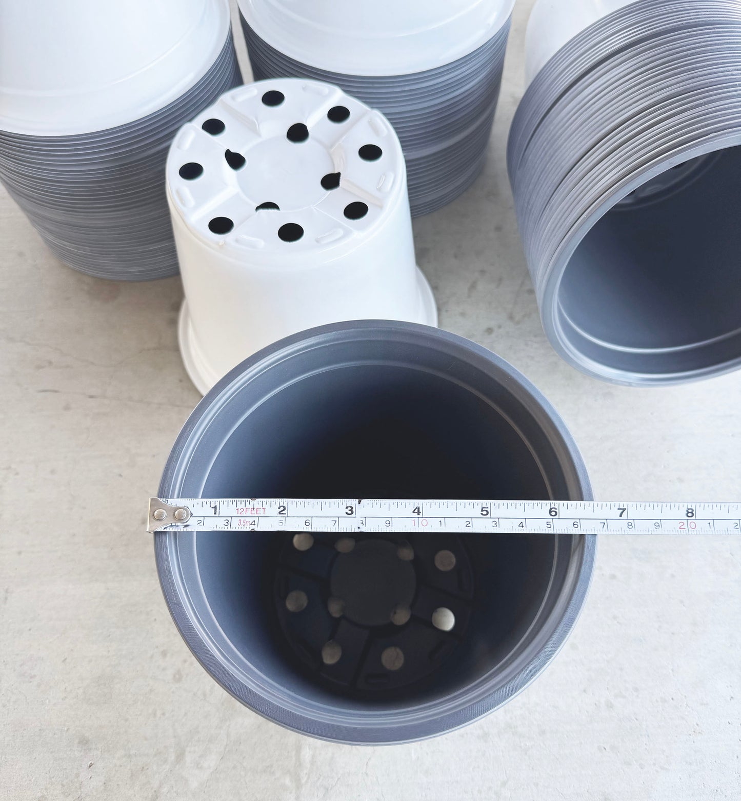 Plastic Nursery Pots Seedling Starting Pots (100 pack)